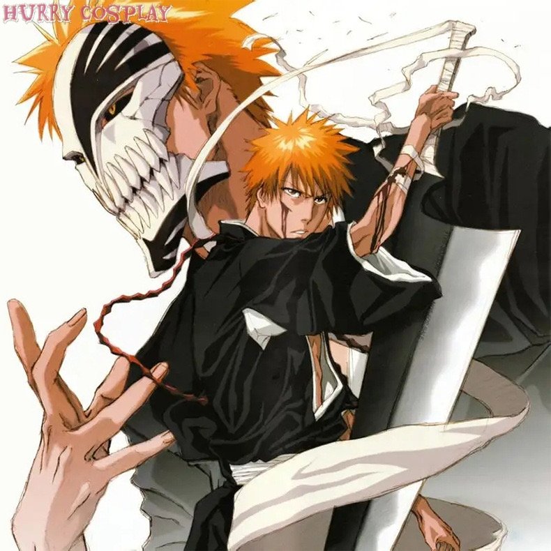 Anime Cosplay,Bleach,Bleach Ichigo Kurosaki Cosplay Costume